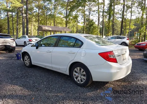 2012 Honda Civic Lx из США, поврежденный, VIN 2HGFB2F54CH574492